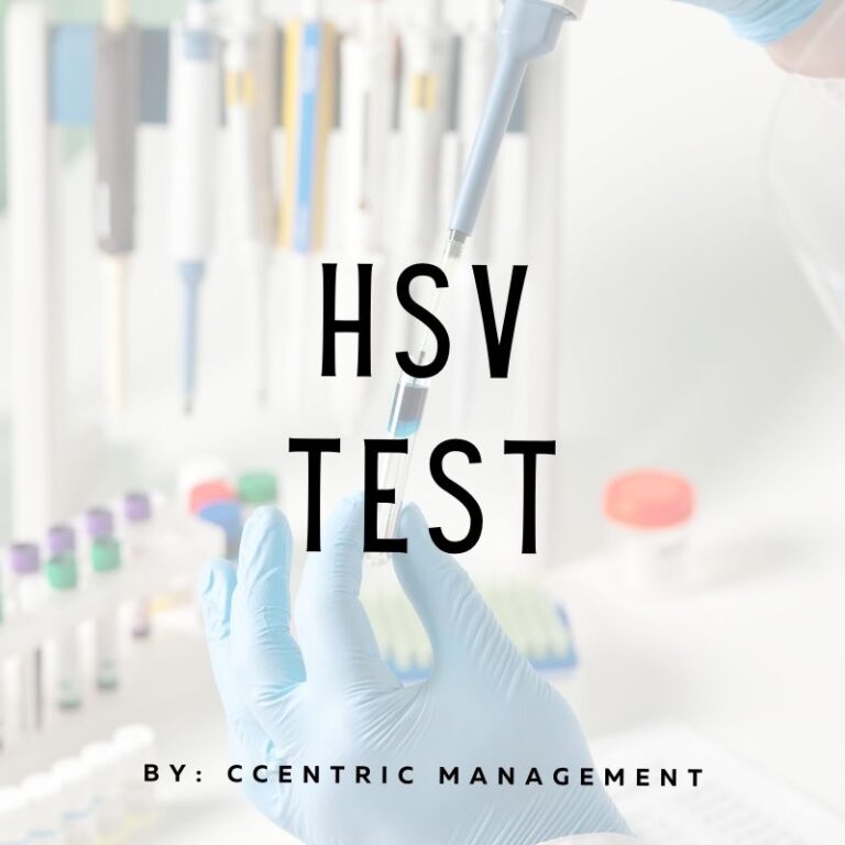 Duo HSV1/2 IgG/IgM Rapid Test C Centric Management